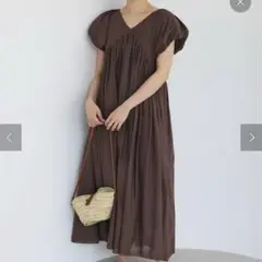 【2025SS】36 SLOBE IENA コットンボイルバルーンワンピース