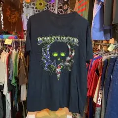 スカル　Tシャツ　アメカジ　ストリート　黒Tシャツ