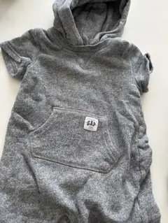 GAP フード付きロンパース 12〜18ヶ月 グレー