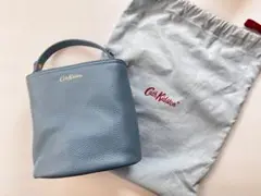 【新品未使用】キャスキッドソン バケツ ショルダー バッグ ブルー