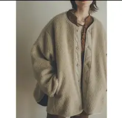 CLANE クラネ REVERSIBLE BOA JACKET