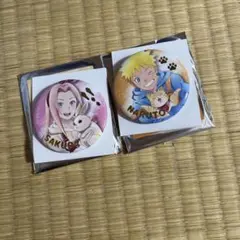 NARUTOトレーディング箔押し缶バッジ 少年期×アニマル カミアニTOUCH
