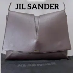 ✨極美品✨《JIL SANDER》レザーショルダーバッグ ショコラブラウン 蛇柄