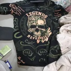 LEGENDS NEVER DIE スカルパーカー Lサイズ