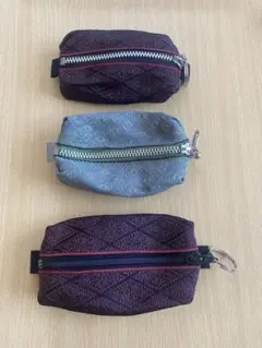 ハンドメイド　小物入れ3点