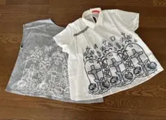 mintdesigns 同柄2枚セット⭐︎カットソー&ブラウス