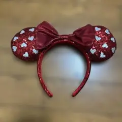 ディズニー カチューシャ 赤