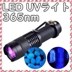 ブラックライト UV 紫外線 LED レジン硬化 ルアー 蓄光 釣り 365nm