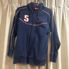 PUMA フルジップジャケット 150 ネイビー