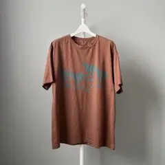 45R Ｔシャツ 抜染 ブラウン 未使用