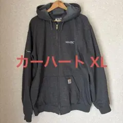 Carhartt ジップパーカー ルーズフィット XLグレー