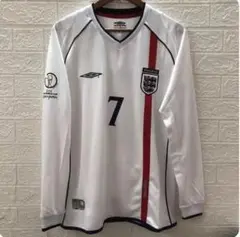 UMBRO BECKHAM 02日韓W杯 ベッカム イングランド代表長袖