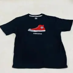 【美品】✨CONVERSE コンバース　半袖デザインTシャツ　ロゴ刺繍　L