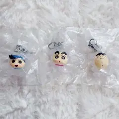 〘 クレヨンしんちゃん めじるしアクセサリー〙かすかべ防衛隊3種セット