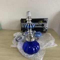 青いガラス製フックahセット