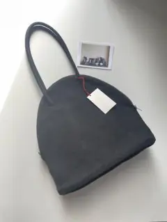 MARTAU ハンドバッグ 黒 リネン・コットン 日本製　ＸＳ MARTAU ハンドバッグ 黒 リネン・コットン 日本製XS