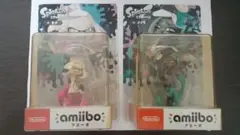 amiibo スプラトゥーン ヒメ イイダ 2体セット 未開封 日焼けあり