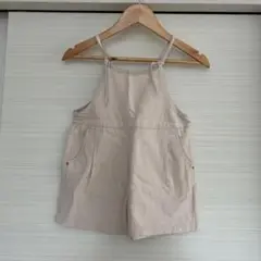 tete a tete ベージュ サロペット 95 肩紐調節可能