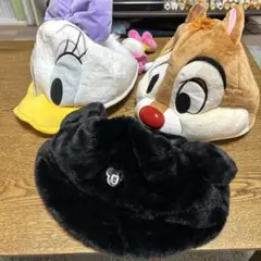 東京ディズニーシー　キャラクター帽子3点セット