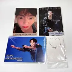 BTS ジョングク センイル特典 グッズ ポストカード ネックレス 未使用未開封