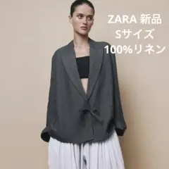 ミニマル リネン 100% ブレザーZW COLLECTION ZARA