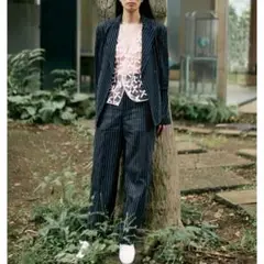 美品 jonnlynx 25SS stripe voile pants 38