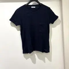 KATHARINE HAMNETT ネイビー Vネック Tシャツ