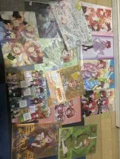 五等分の花嫁　クリアファイル　サイン入りも