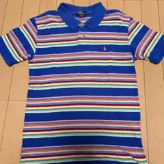 ポロバイラルフローレン　半袖　ポロシャツ　マルチボーダー