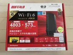 BUFFALO WSR-5400AX6/DMB Wi-Fi 6ルーター
