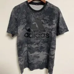 adidas アディダス カモフラージュ Tシャツ グレー L相当