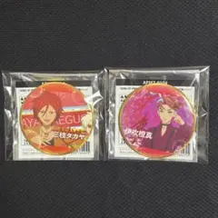 キンツア 缶バッジ 橙真 タカヤ 2点セット
