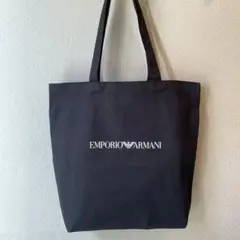 ★新品未使用★ EMPORIO ARMANI ノベルティ　トートバッグ　黒