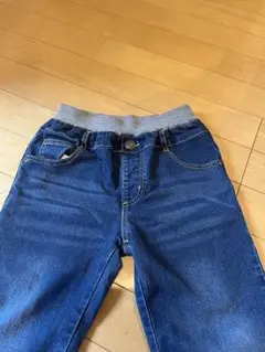 ダークブルー デニム ハーフパンツ