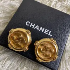希少 CHANEL ヴィンデージ シャネル ココマーク イヤリング