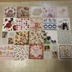 デコパージュペーパーナプキン4/1カット40枚セット⑨
