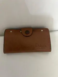 Dakota レザーコインケース ブラウン