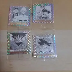 ドラゴンボール　40周年記念　ウエハース　シール　4枚