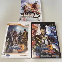 wii 戦国無双3 戦国BASARA3 3本セット