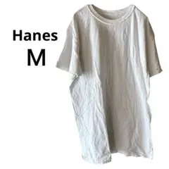 Hanes ホワイト Tシャツ 100%コットン