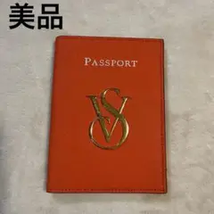 【美品】 レアVictoria's Secret パスポートケース オレンジ