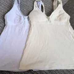 ブラ付きタンクトップ 2枚セット