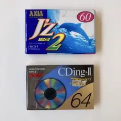 カセットテープ AXIA J'zforCD 60分 TDK CDingⅡ 64分