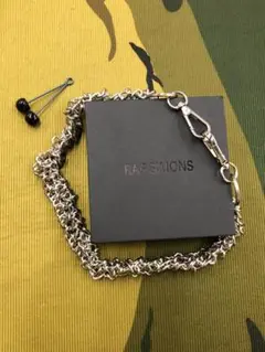 もみ　RAF SIMONS ウォレットチェーン シルバー もみ様専用 RAF SIMONS ウォレットチェーン シルバー - メルカリ