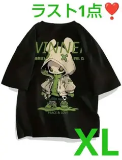 おすすめ✨eキャラクターグラフィックオーバーサイズTシャツ XL