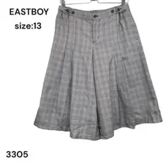EASTBOY イーストボーイ　パンツ　チェック　13 ガウチョ　ハーフ