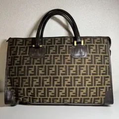 ◆FENDI フェンディ ズッカ トートバッグ 大きめ 大容量 ビンテージ