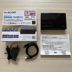 SeeQVault対応 3.0TB 外付けHDD エレコム ELD-QEN