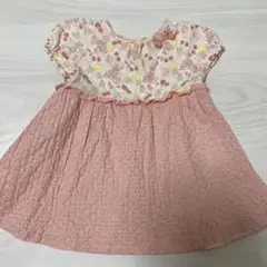 センスオブワンダー　70 80 女の子　ベビー　ピンク　フルーツ　リボン　半袖