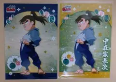 忍たま乱太郎　ランダムブロマイド　L判　中在家長次　レア＆ノーマル　2枚セット③
